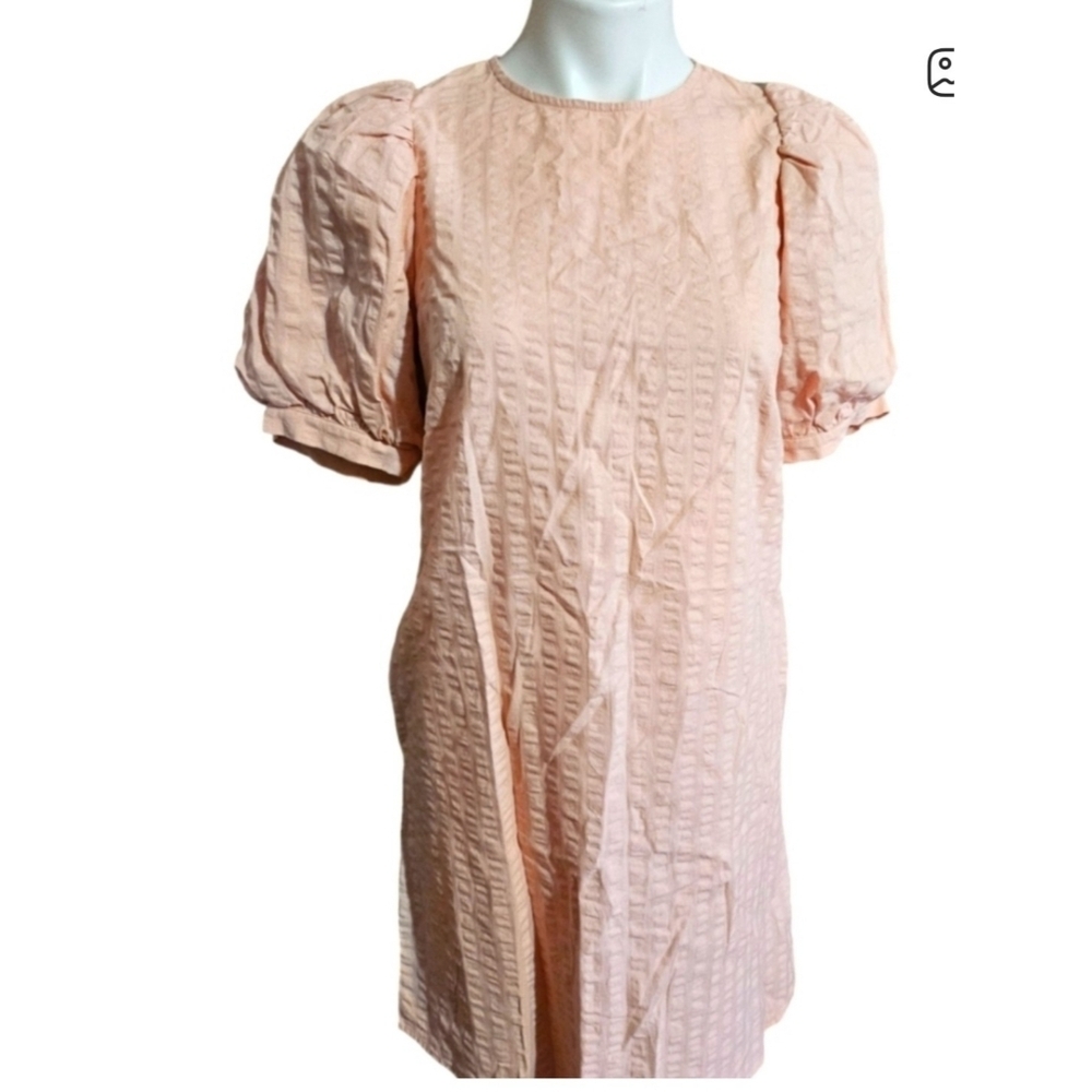 A New Day Puff Sleeve  Dress Light Pink Size S - Picture 10 of 10